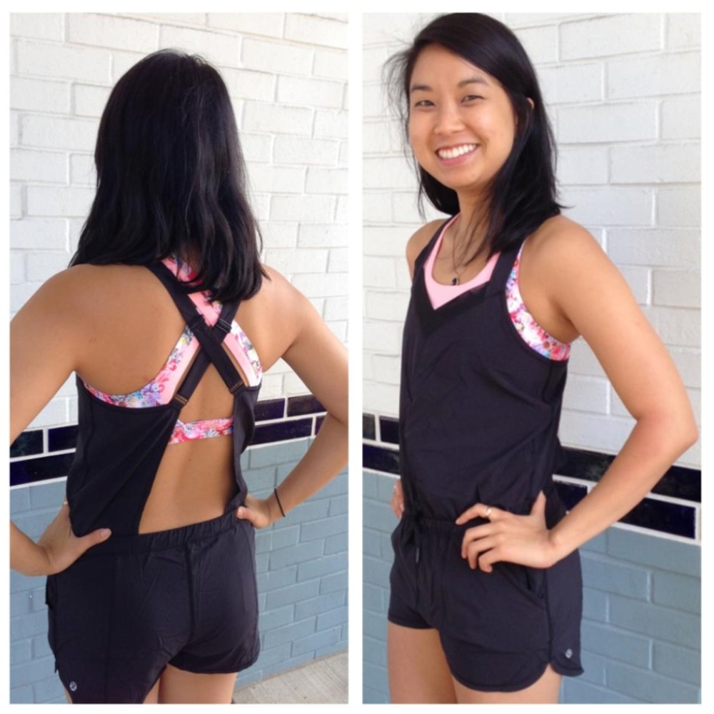 Lululemon Runsie Open Back Jumpsuit Romper