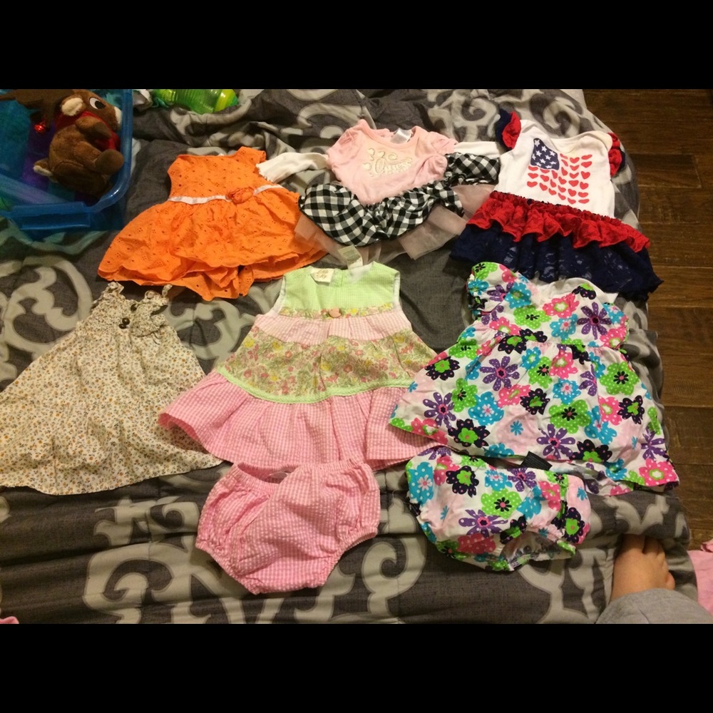 6 3/6 month dress lot