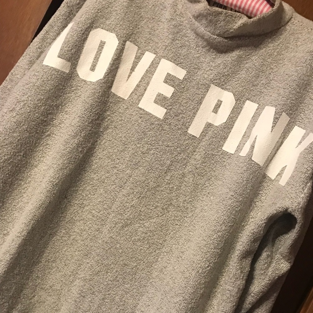 PINK Cowl Neck Pullover