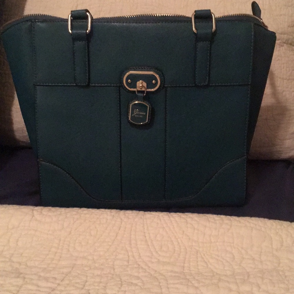 Teal Guess purse
