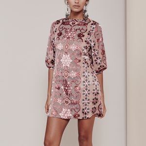 NWT for love and lemons teresa dress XS