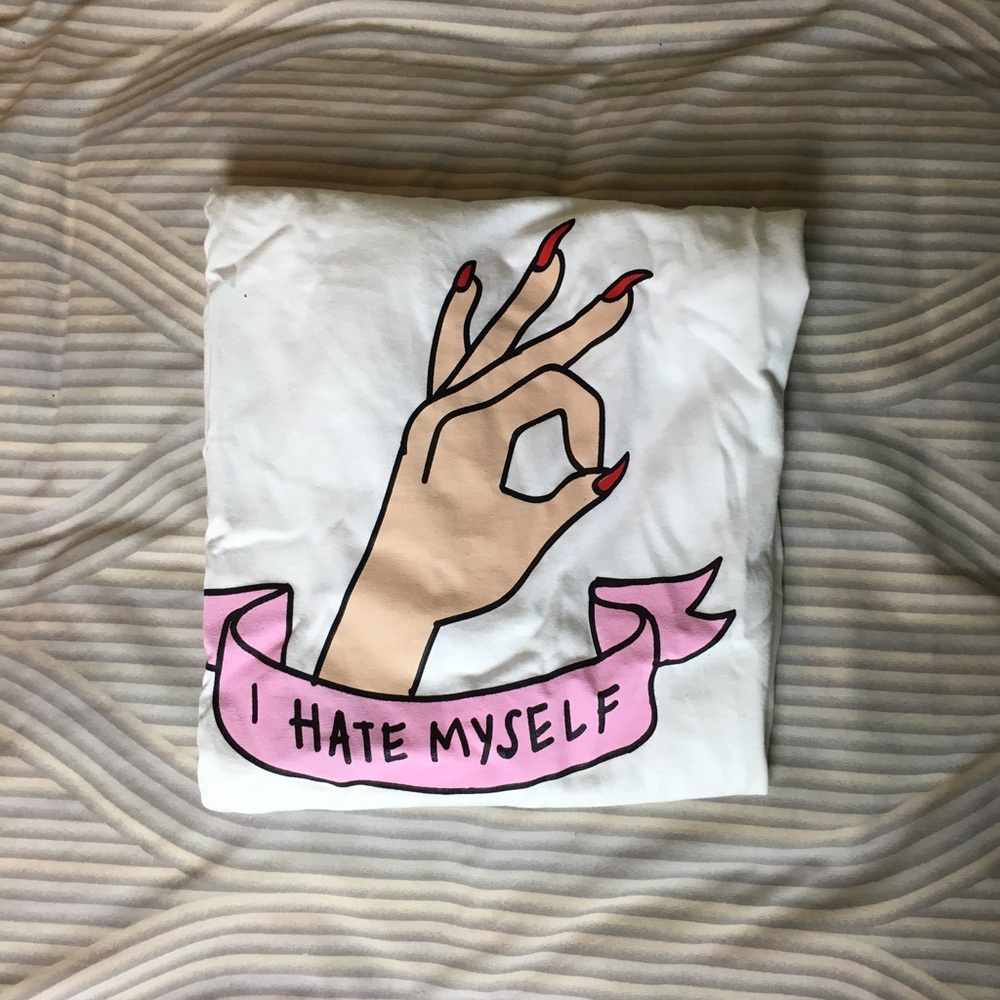 Tana Mongeau merch "I hate myself"