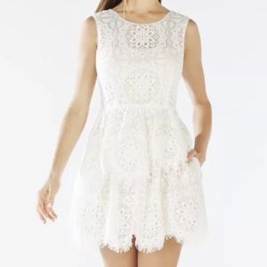 BCBG Charlee Asymmetrical Tiered Dress Sz 6