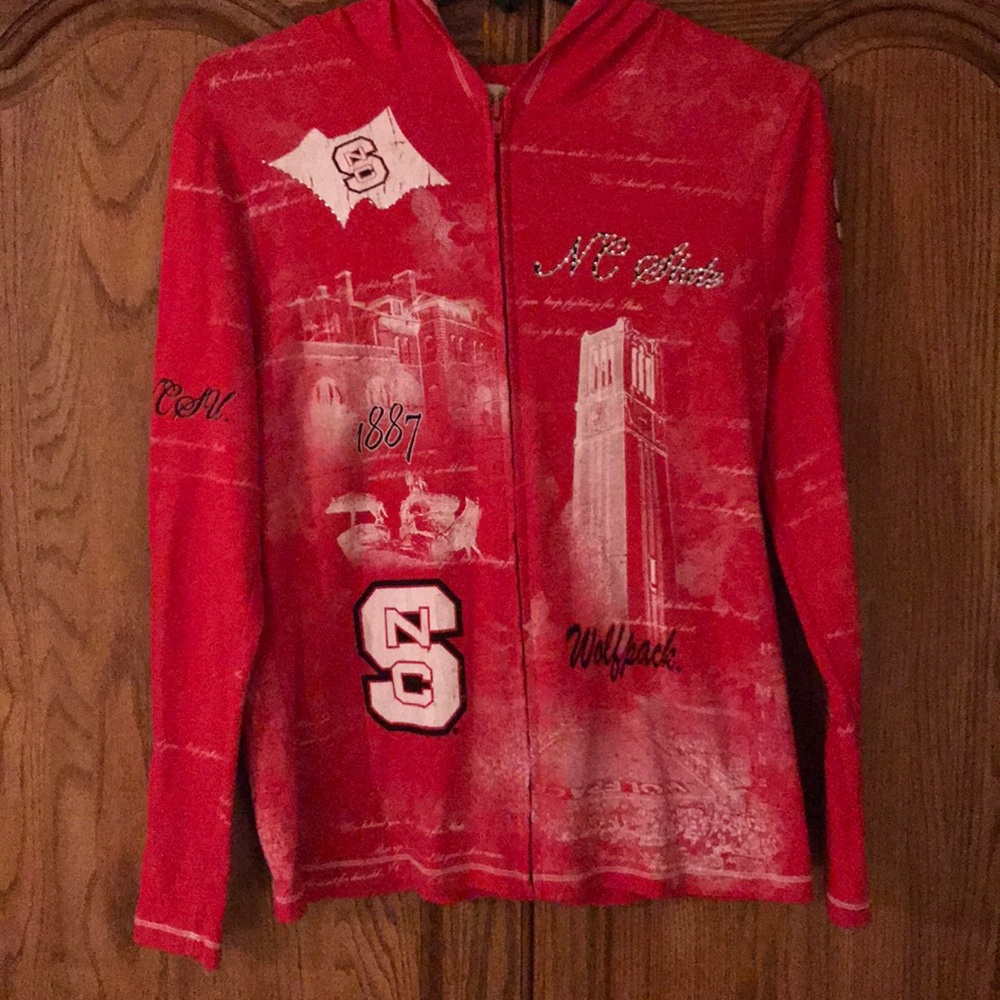Women’s NC State Zip Up Hooded Sweatshirt