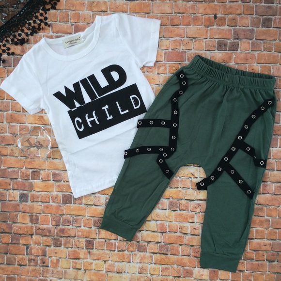 Other - Boutique Boys 2pc WILD THING 2pc Outfit
