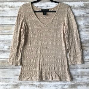 ✨5 for $20✨ cream knit blouse