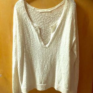 Athleta Cozy Sweater v-neck