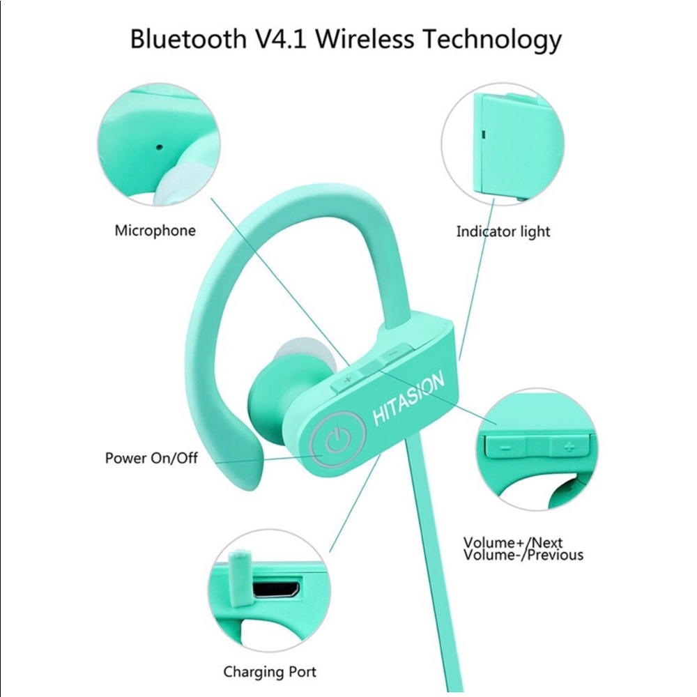 Bluetooth Best Wireless Sports Earphones - Picture 3 of 7