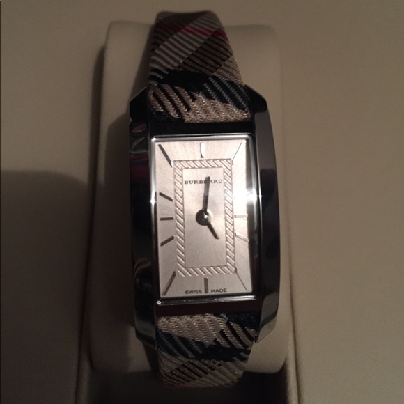 Burberry Nova Check Strap Fabric Band Watch