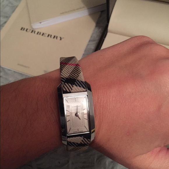 Burberry Nova Check Strap Fabric Band Watch main image 8