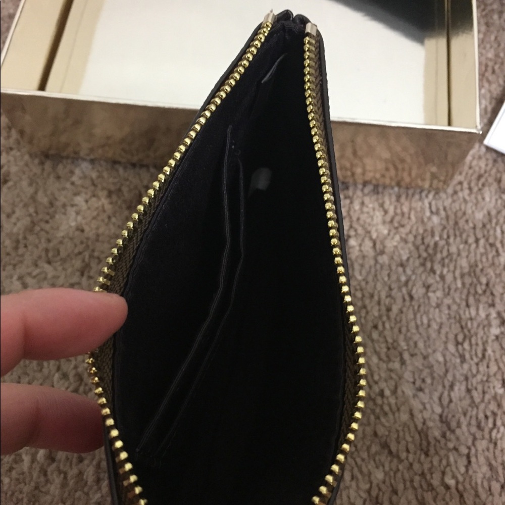 New Coach corner zip wristlet with colorblock - Picture 3 of 7