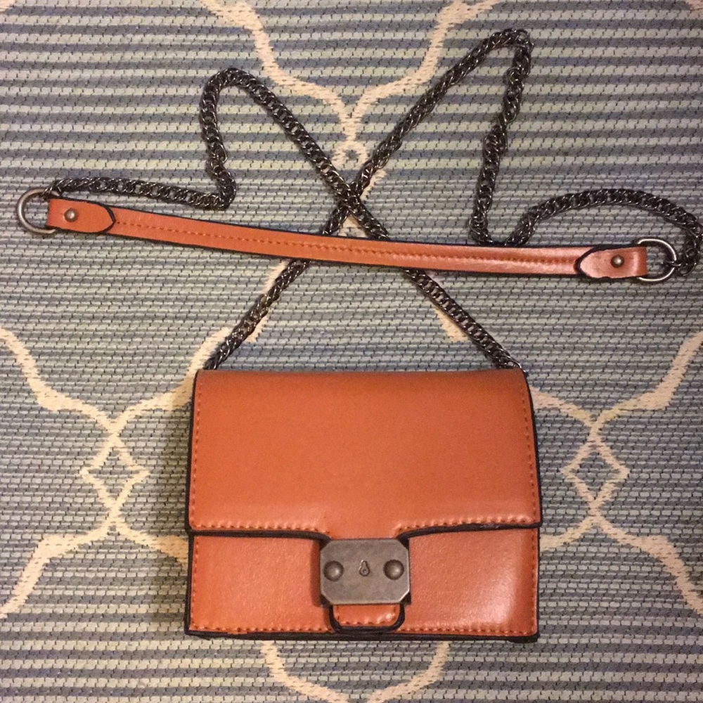 mini brown clutch purse