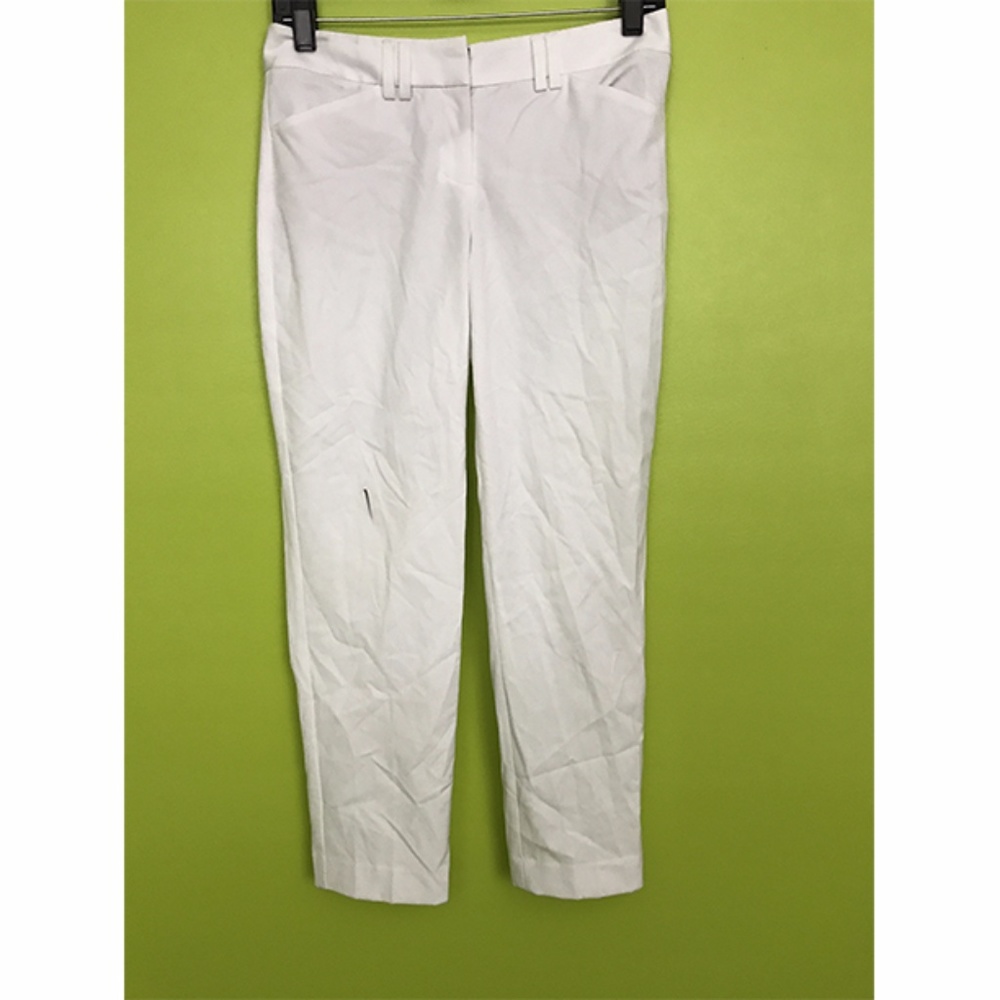 Express Editor Cream White Dress Pants 00