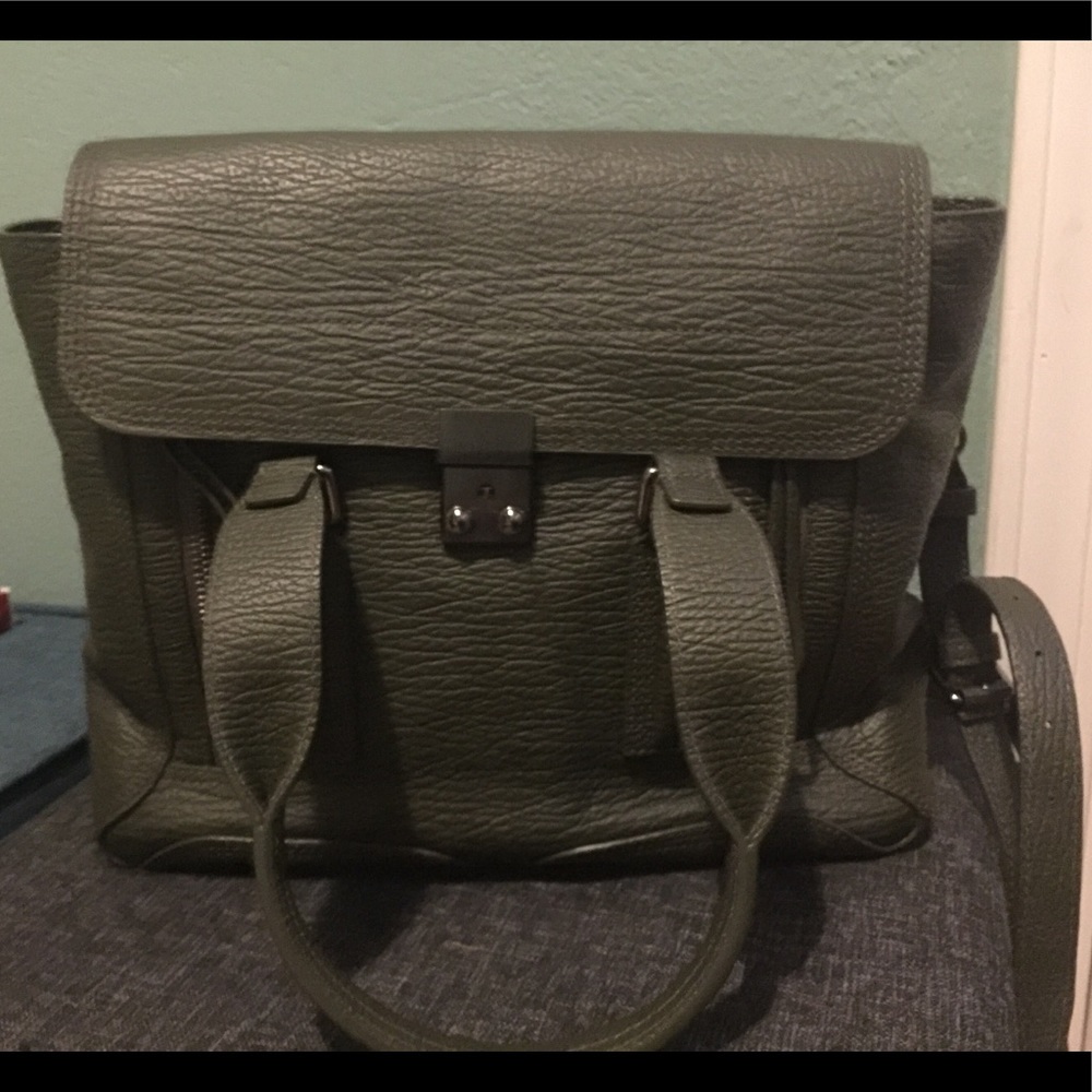 3.1 Phillip Lim Medium Pashli Satchel Green