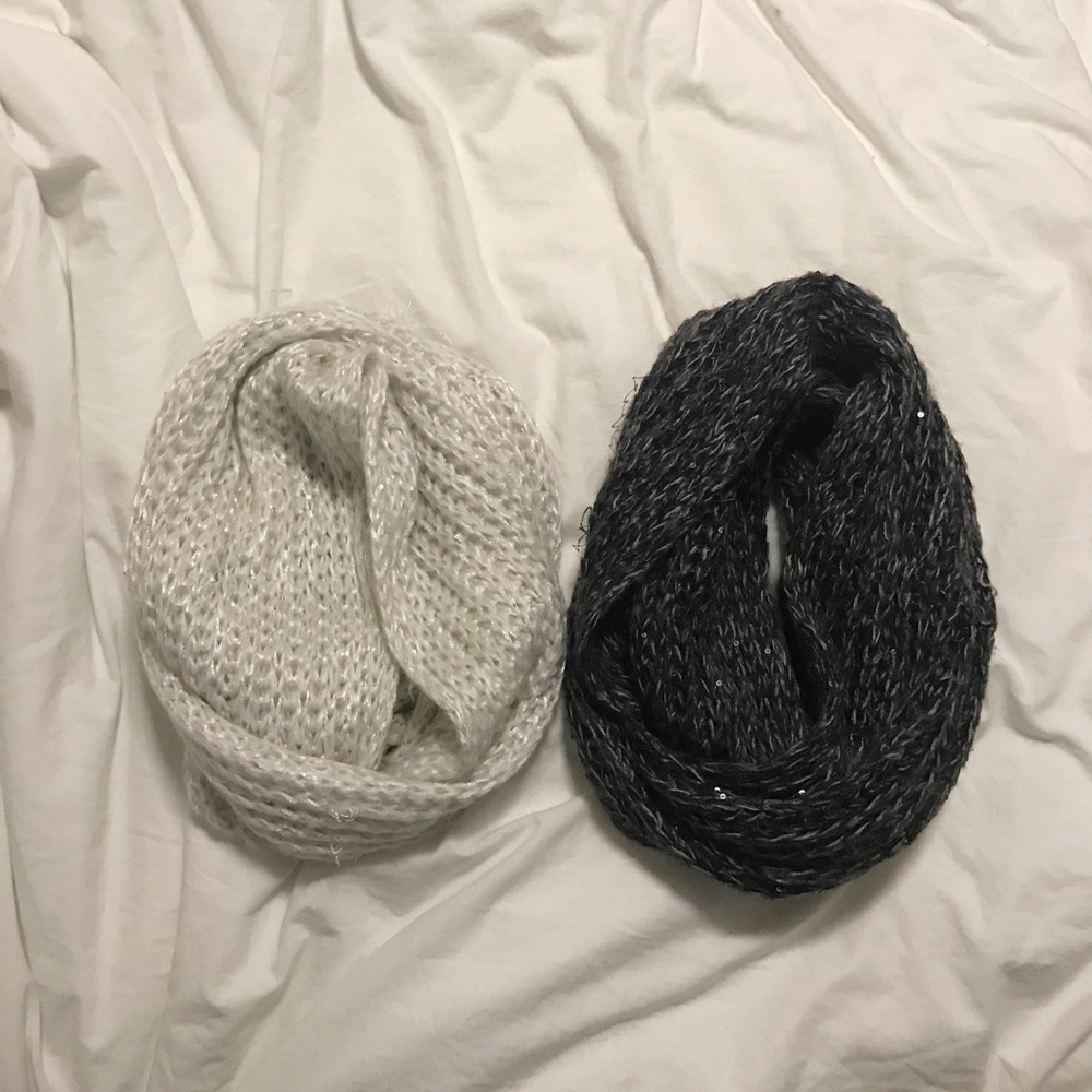 TWO Mixit Infinity Scarves