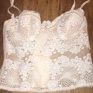 Victoria secret lace corset top or bra