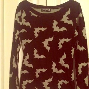 Sourpuss bat crazy sweater