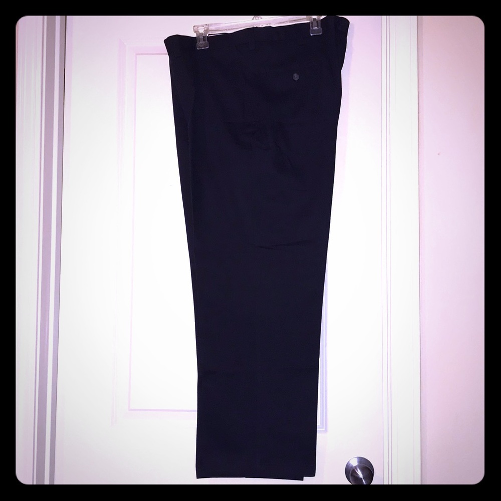 💼 NWT! HAGGAR Navy Blue Men’s Dress Pants