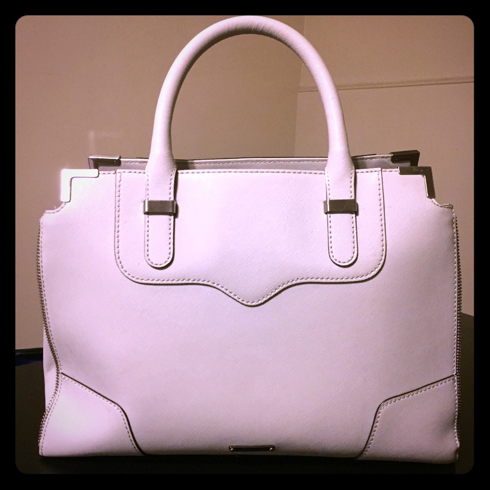 Rebecca Minkoff Amorous Satchel - Pale Grey