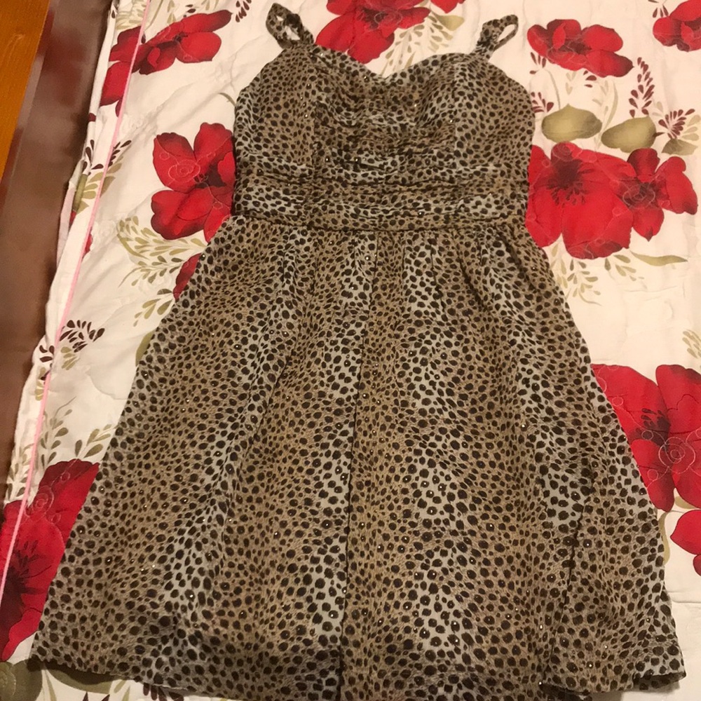 cheetah print dress