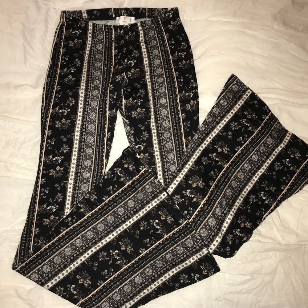 Tilly’s Oriental Pattern Bell Bottom Pants