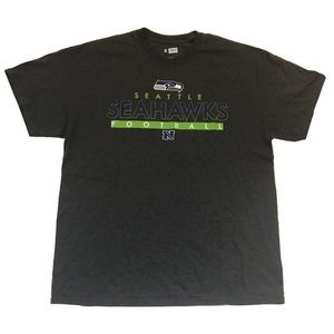 SEATTLE SEAHAWKS GRAY GRAPHIC MEN’S T-SHIRT XL