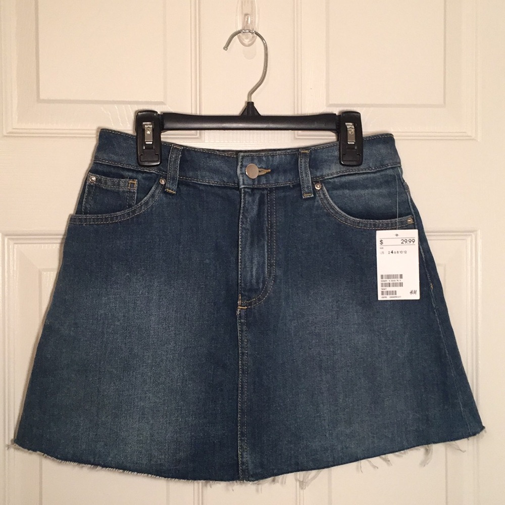 H&M jean skirt NWT