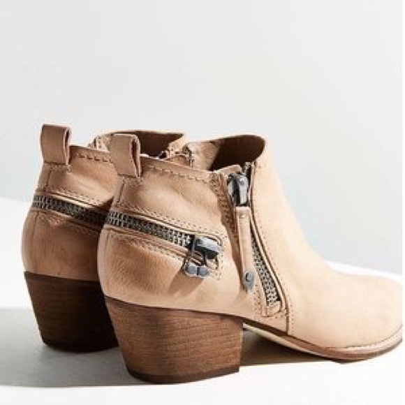 Nubuck Leather Triple Threat Zipper Bootie - Picture 6 of 8