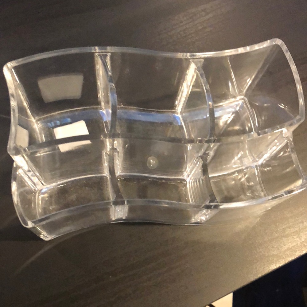 6 Compartment Make up Brush Acrylic Organizer
