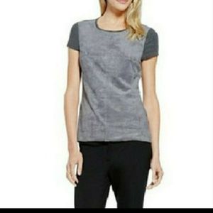 Vince Camuto Faux leather tee