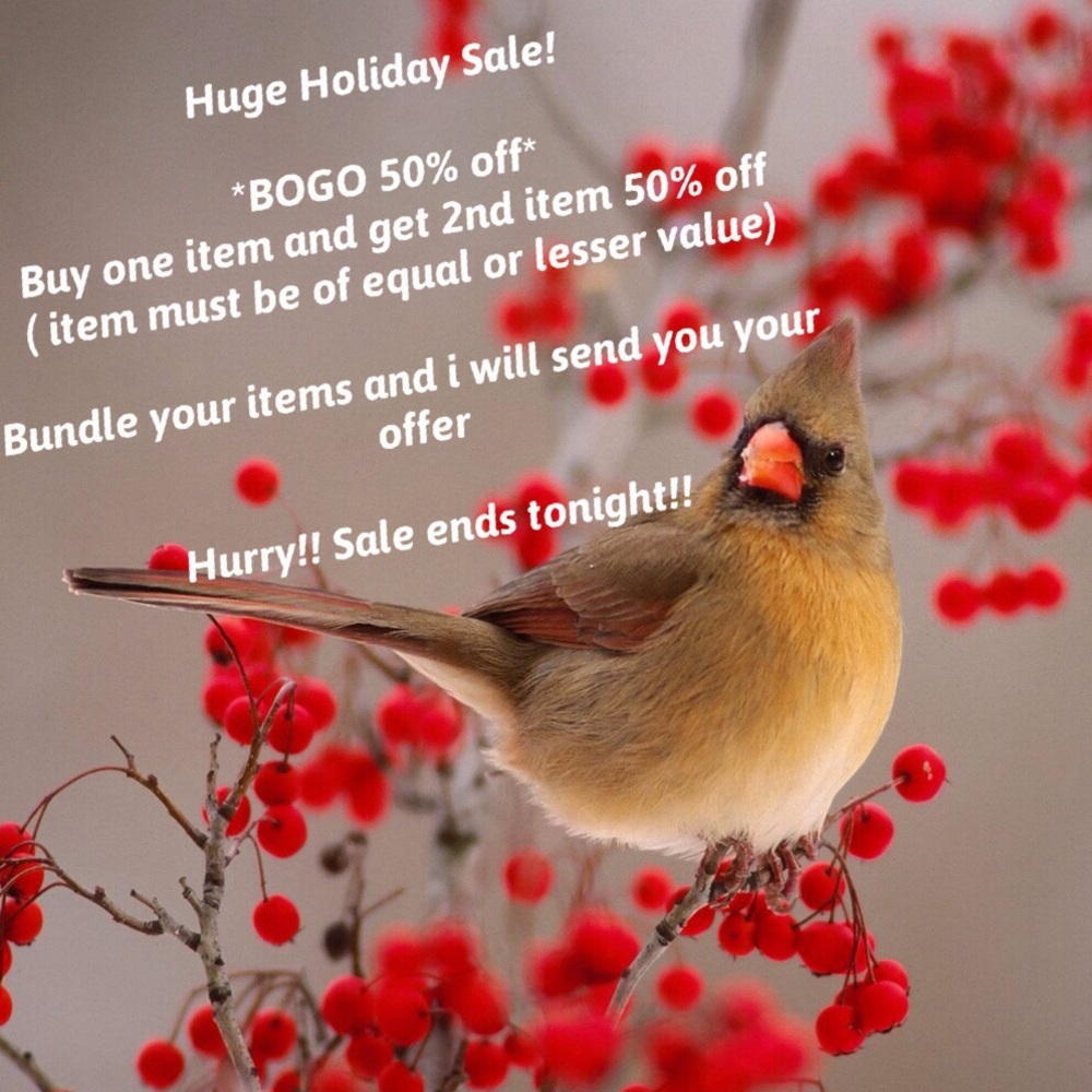 Bogo 50% off sale!!! All items eligible