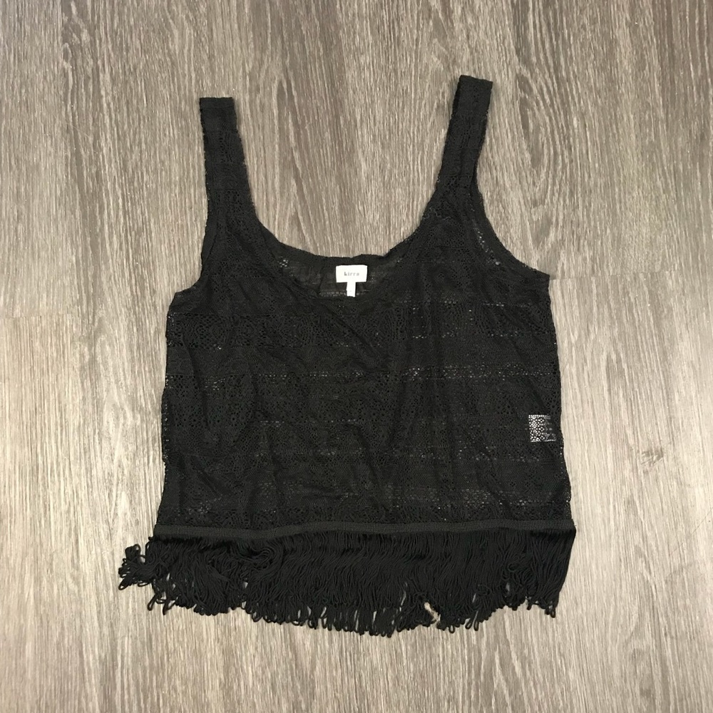 See through mesh top