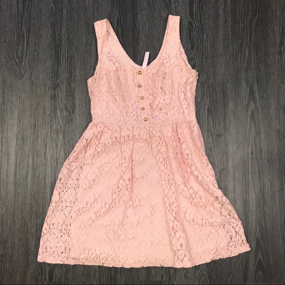 Pastel pink dress