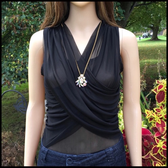 Crossover Mesh Bodysuit - Picture 4 of 7