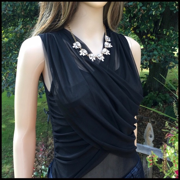 Crossover Mesh Bodysuit - Picture 5 of 7