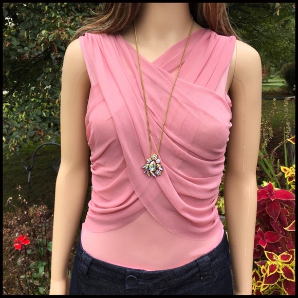 Crossover Mesh Bodysuit - Picture 2 of 5