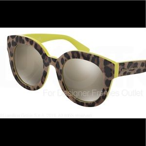 Dolce & Gabbana Leopard Print Sunglasses