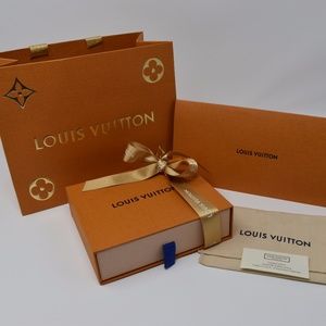 Louis Vuitton gift box, Dustbag, shopping bag