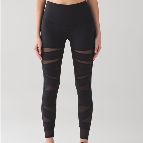 lululemon athletica Pants - Lululemon Wunder Under Hi-Rise Tech Mesh leggings