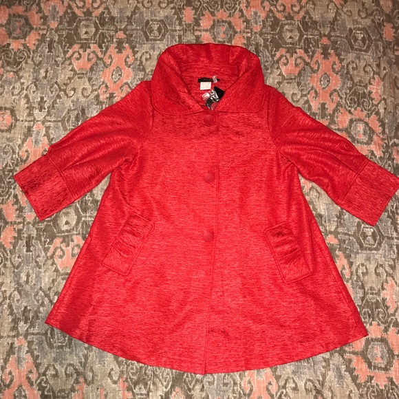Red lightweight coat - Picture 2 of 8