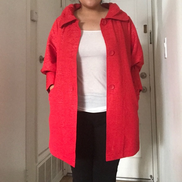 Red lightweight coat - Picture 7 of 8