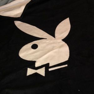 Playboy bunny blanket reversible!