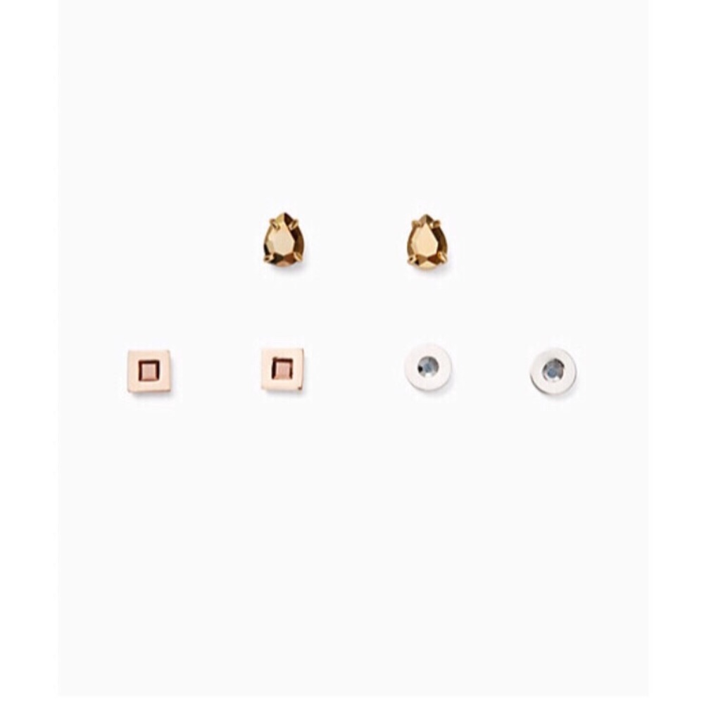 Kate Spade Set Of 3 Earrings