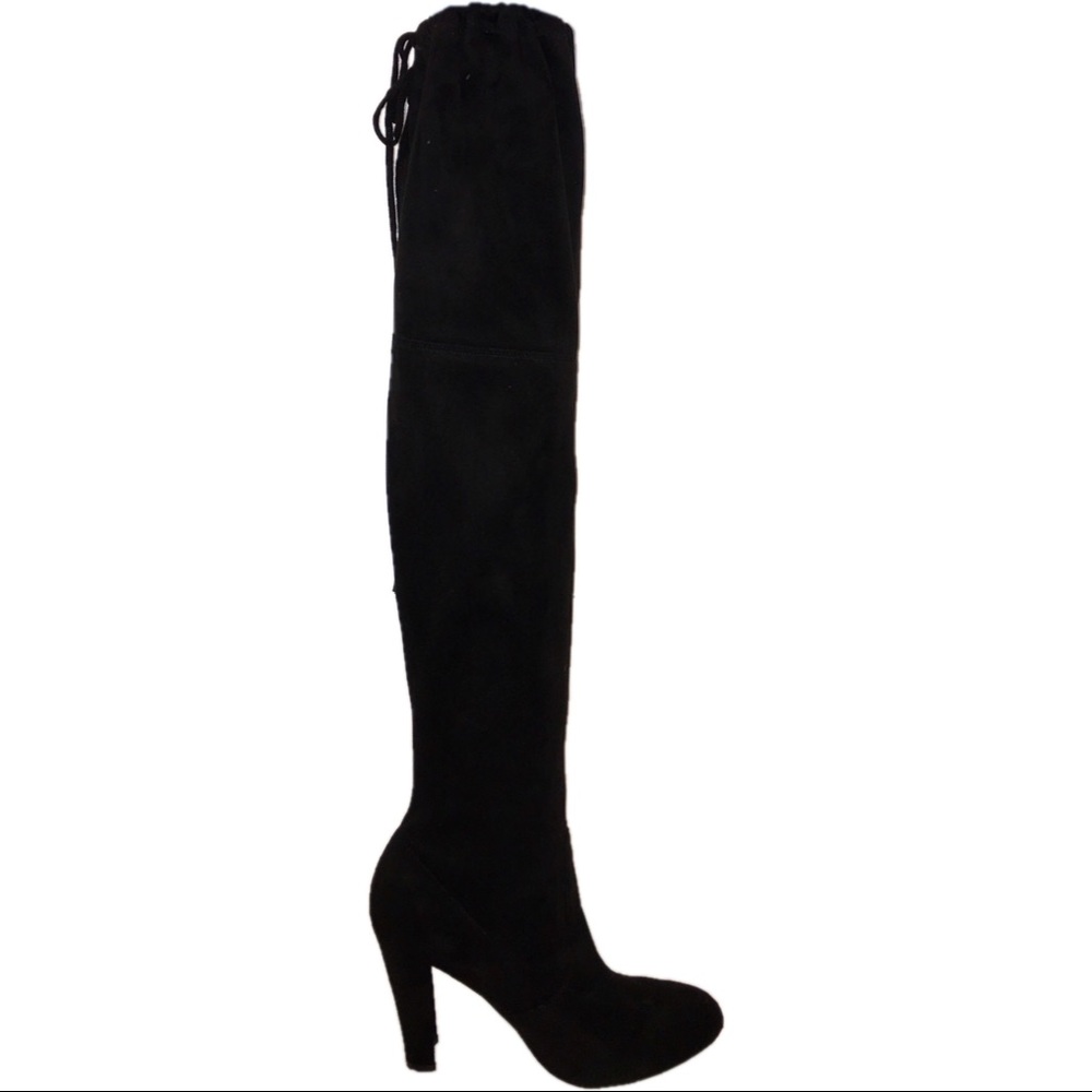 Steve Madden Black Over-The-Knee Boots