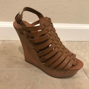 Mossimo Supply Co. Brown Wedges