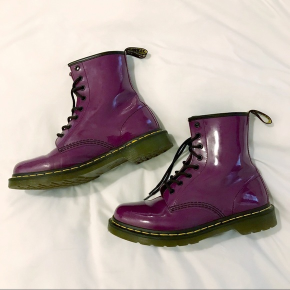 Dr. Martens Shoes - 💜 Vibrant Purple Patent Docs