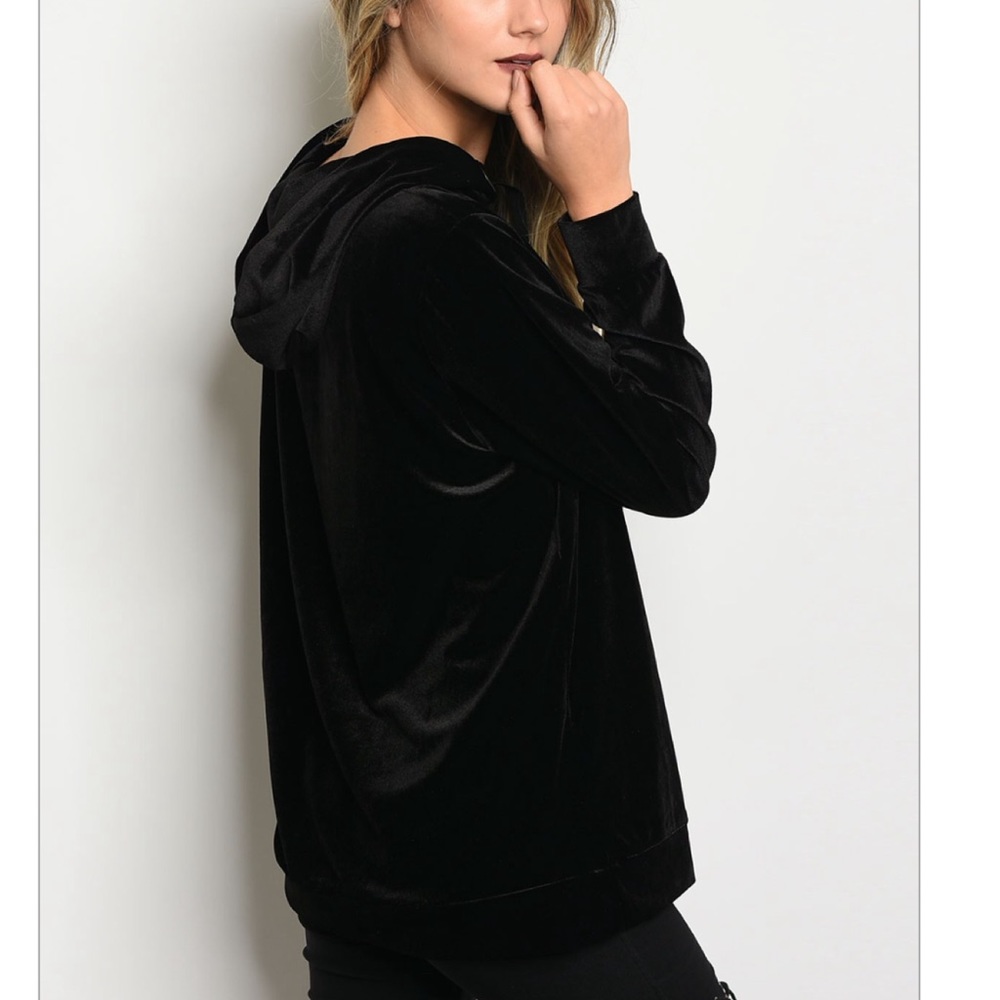 🌴VELVET HOODIE XL/XXL FIT🌴 - Picture 2 of 2