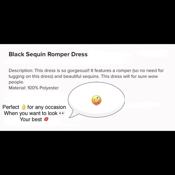 Sequined romper dress 😍 - Picture 7 of 7