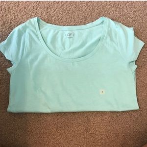 The PERFECT teal T. NEVER WORN!!!