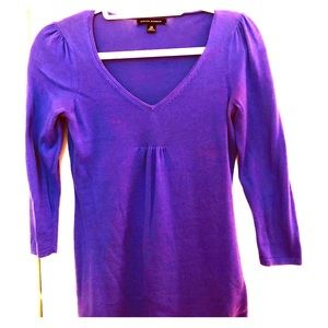 Banana Republic XS 3/4 Sleeve Cotton Sweater